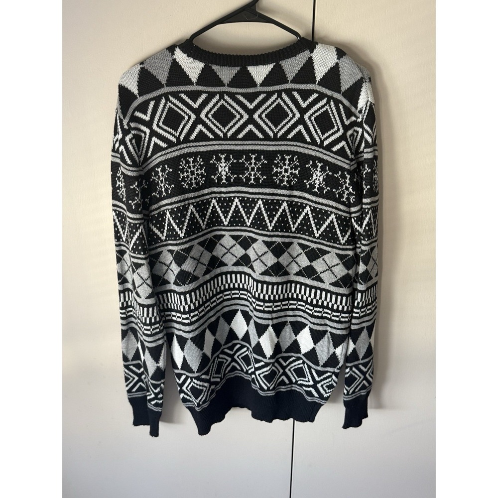 Las Vegas Raiders NFL Team Apparel Ugly Christmas Sweater Men's L - Picture 2 of 4